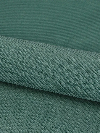 Футер 2х нитка петля Поликоттон стрейч 220г/м² Twill French Terry цв.S004 полынь в рулоне 35м